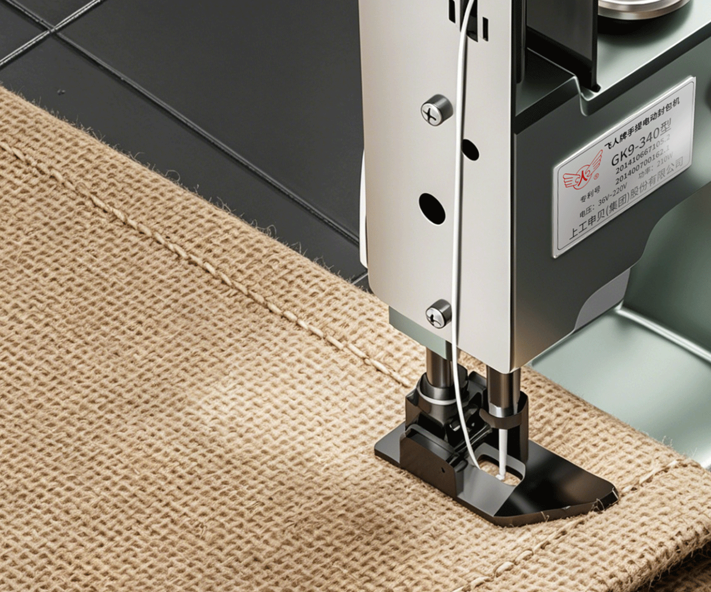 Feiren GK9-340 Portable Brushless Sewing and Sealing Machine for Small Woven Bag Packaging 16