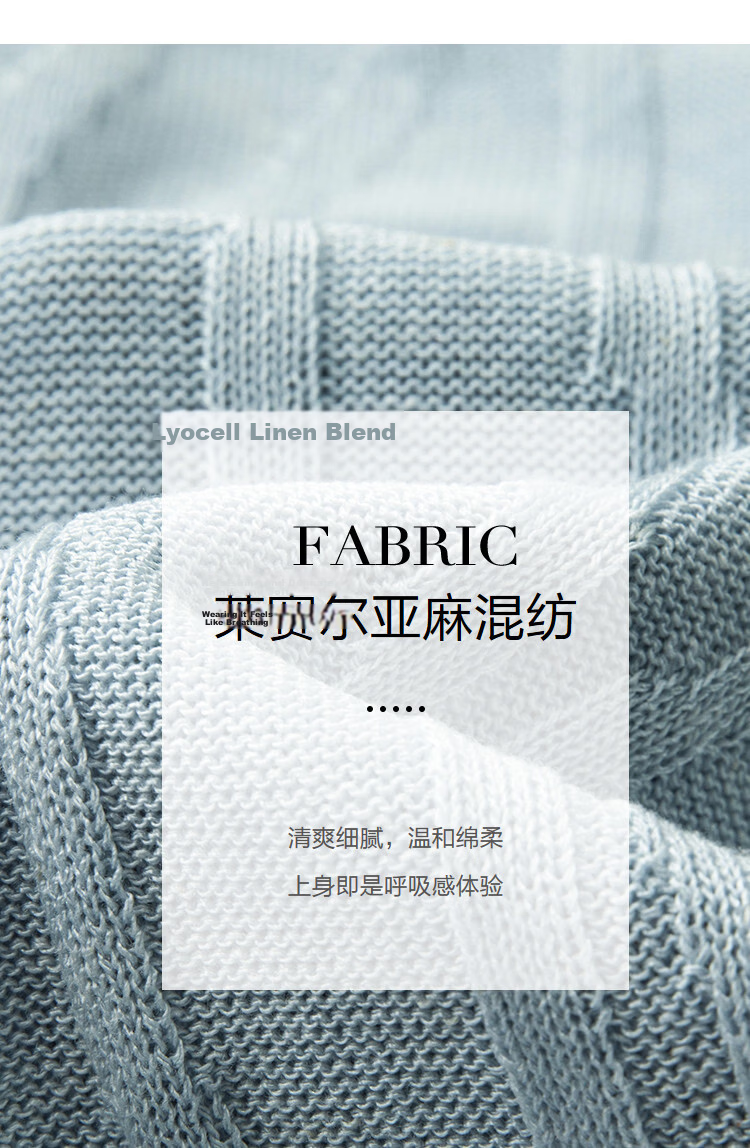 Demana [Linen Lyocell Blend] Spring Elegant V-Neck Twist Jacquard Slim Knit Sweater with Braided Buttons for Women 3