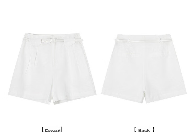 Demana [With Linen Cotton] Summer Simple Commuter Loose Shorts Slim Fit Versatile Women's Casual Pants 23
