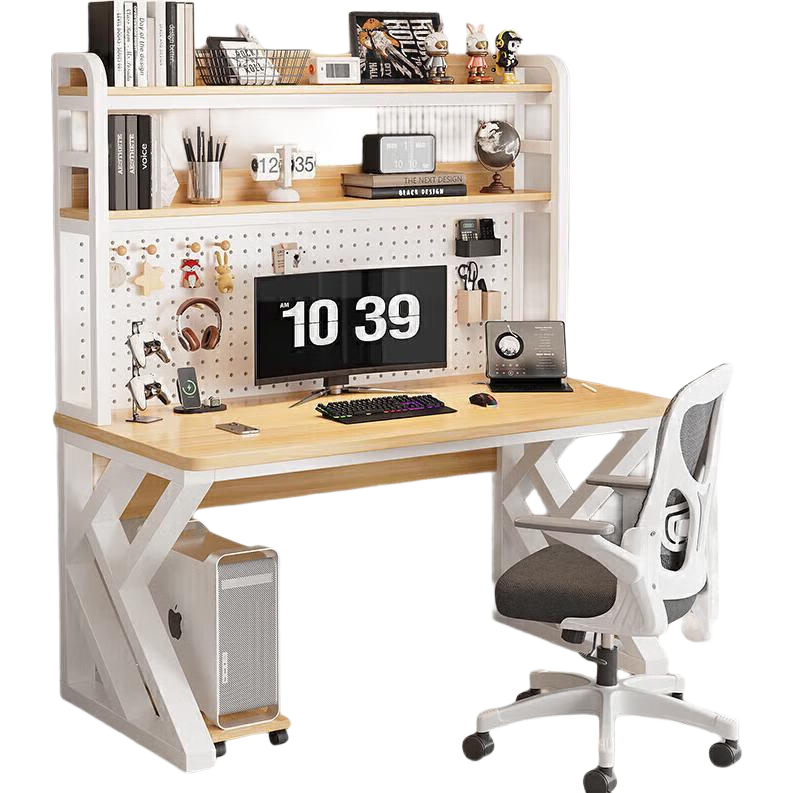 Gupujia Computer Desk, Home Simple Study Table, Long Rectangular Desk for Students, Writing And Learning Table, Gaming Desk, Office Desk