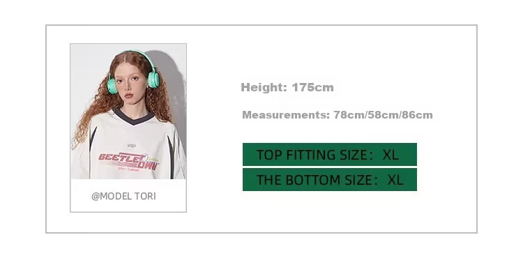 BEETLE TOWN American Style Striped Gray Raglan Sleeve Sweatshirt Women Spring New Versatile Couple Top Heather Gray M 4