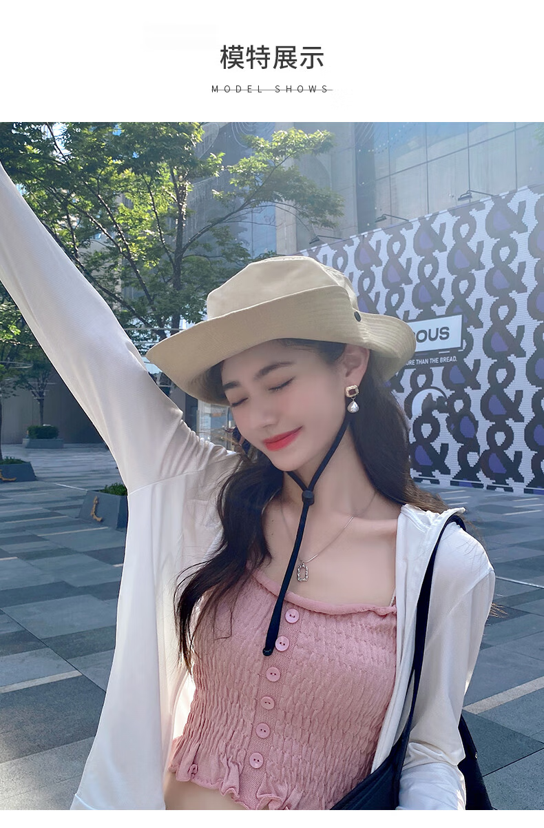 XUEXIMAN Forest Style Camping Sun Protection Hat Women Summer UV Protection Fisherman Hat Outdoor Mountaineering Workwear Versatile Sun Hat Men 2