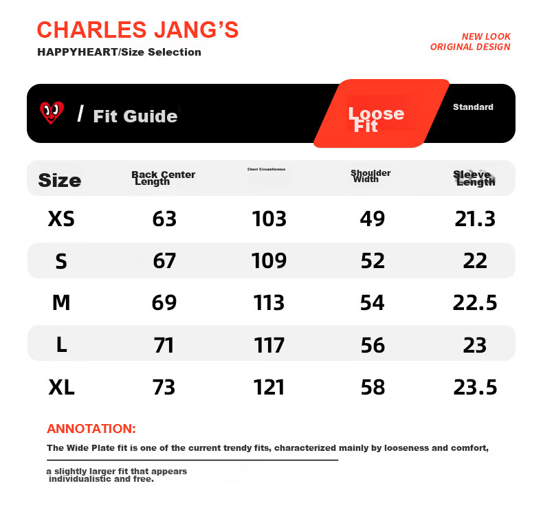 Charles Peach Heart Summer Fake Two-Piece Fun Badge Print Couple Pure Cotton Short Sleeve Polo Shirt Unisex Off-White XS 9