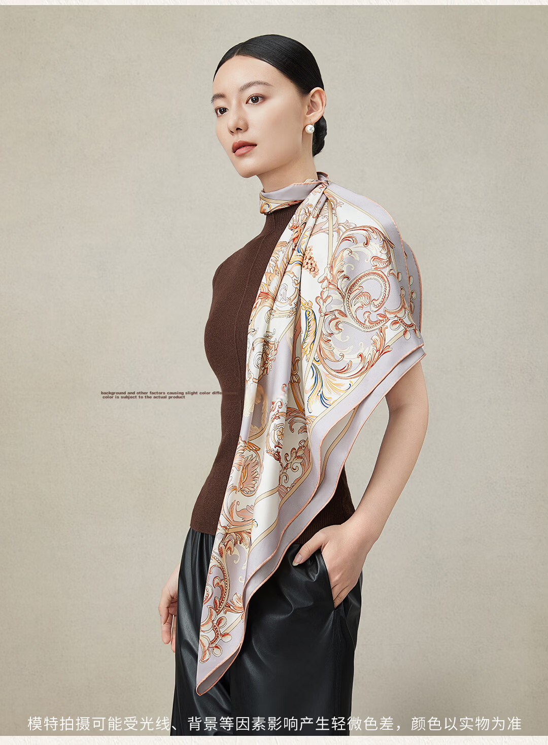Shanghai Story 100% Mulberry Silk Double-Sided Printed Square Scarf Spring Summer New Gift Box for Mom and Girlfriend 9
