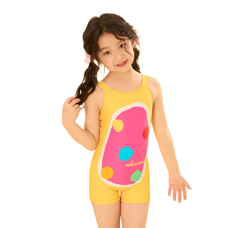 Adoreswim 2025 New Children's Swimsuit, One-Piece Swimwear for Girls, Swimming Trunks for Older Girls