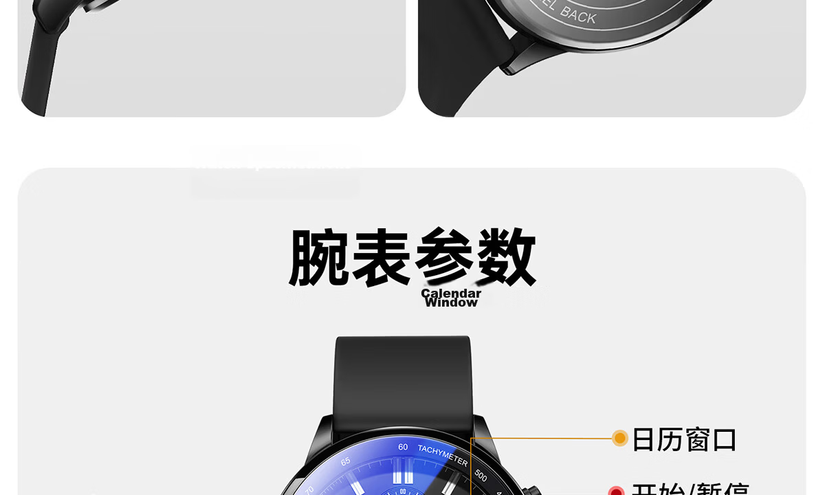 ZGO Men's Watch for Students Mechanical Style Silent Quartz Exam Watch Birthday Gift for 18-Year-Old Boys 41