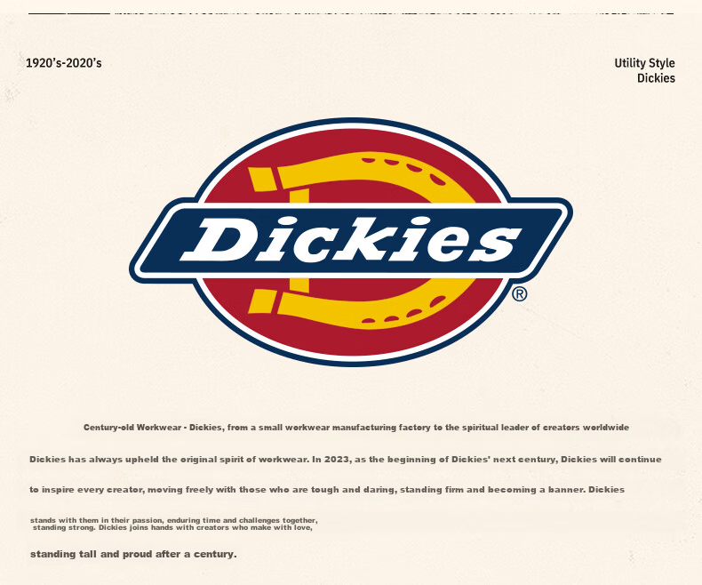 Dickies American Vintage Casual Straight-Leg Shorts Men 2026 Summer New Simple Comfortable Loose Breathable Durable Knee-Length Pants 10