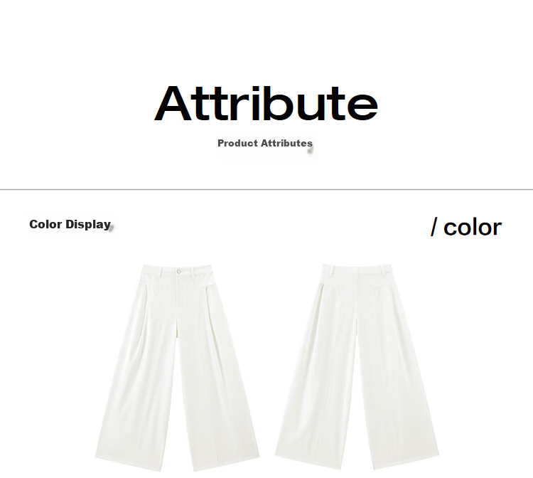 LeTing Naifu Loose Wide-Leg Casual Pants Summer New Straight Slim Yamamoto Pants Denim Off-White (In Stock) M 5