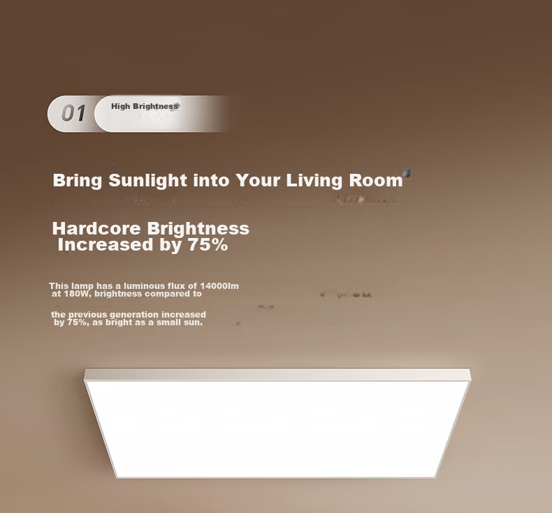 ARROW Panel, Zhongke Pro Full Spectrum Eye Protection Ceiling Light, Ultra-Thin Bedroom Smart Modern Minimalist LED Living Room Main Light 12