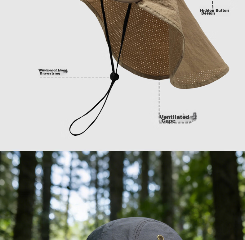 RED DRAGONFLY Women's Summer Outdoor Sun Protection Breathable Cooling Sun Hat Bucket Hat Fishing Hat for Men 4