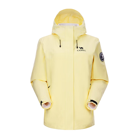 CAMEL ICON Outdoor Fleece Jacket, Three-In Professional Heavy Rain Waterproof Hard Shell Coat B347