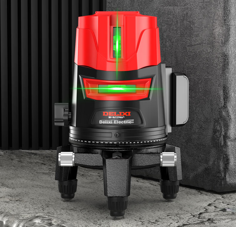 DELIXI ELECTRIC 5-Line Infrared Level High-Precision Strong Light Auto-Leveling Laser Fine Line Daytime Use 19