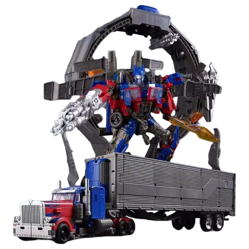 Miaobeile Transforming Toy Boys Car Robot Optimus Prime Bumblebee Model Action Figure Children's Day Gift