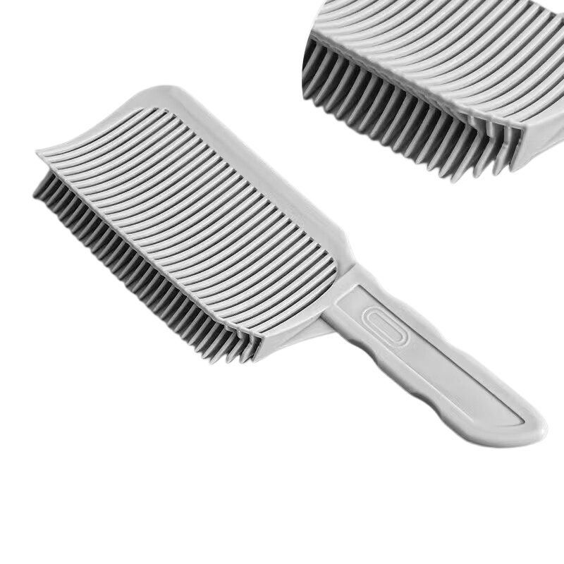 Germon Gradient Positioning Hair Comb Flat Top Clipper Comb Men's Haircut Auxiliary Tool Limit Edge Styling Curved Comb