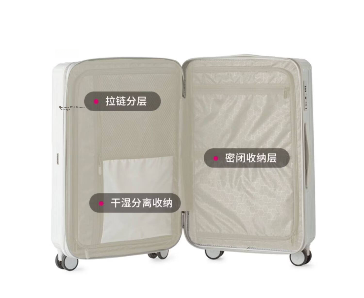 Diplomat Large Capacity Travel Luggage Women's Suitcase TC-928 Mint Green 25 Inch 12