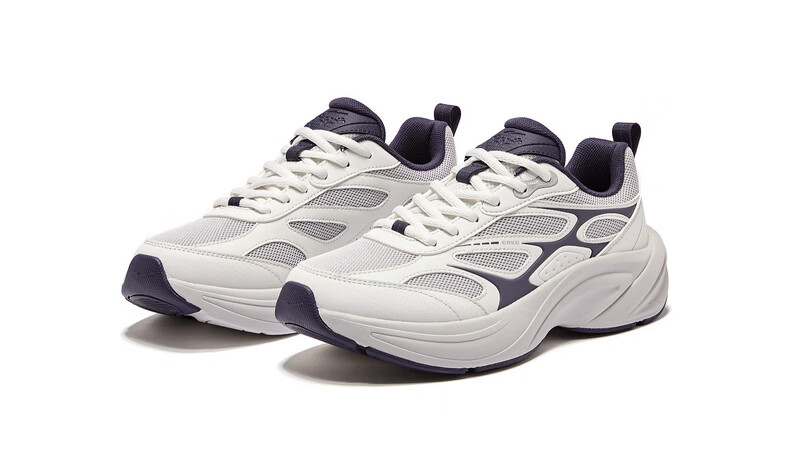 ERKE Men's Sports Shoes Leather Mesh Breathable New Casual Thick Sole Dad Shoes Fengxiwu 3.0 31