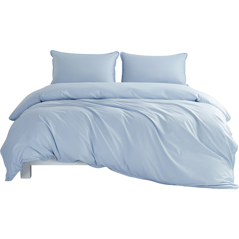 Shupiaoer 100% Pure Cotton Class A Anti-Mite Duvet Cover, Washable Bedding, Mite-Proof Duvet Cover - Blue, 220×240cm
