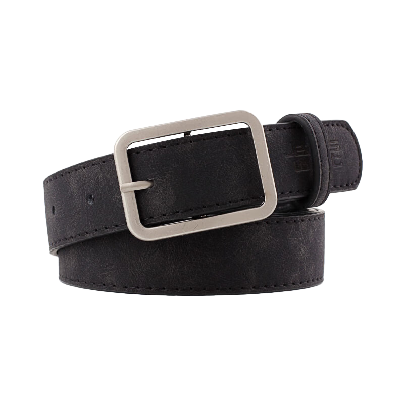 Jeanswest New Korean Style Pin Buckle Men's Leather Belt Casual Versatile Waistband Trendy Men's Pants Belt Ins Style