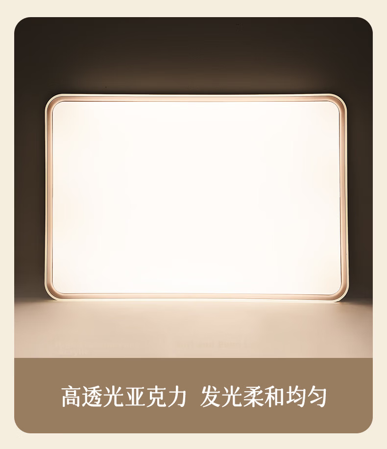 YANKON LED Ceiling Light Full Spectrum Living Room Light Smart Stepless Dimming 160W [All-Inclusive Price] 21