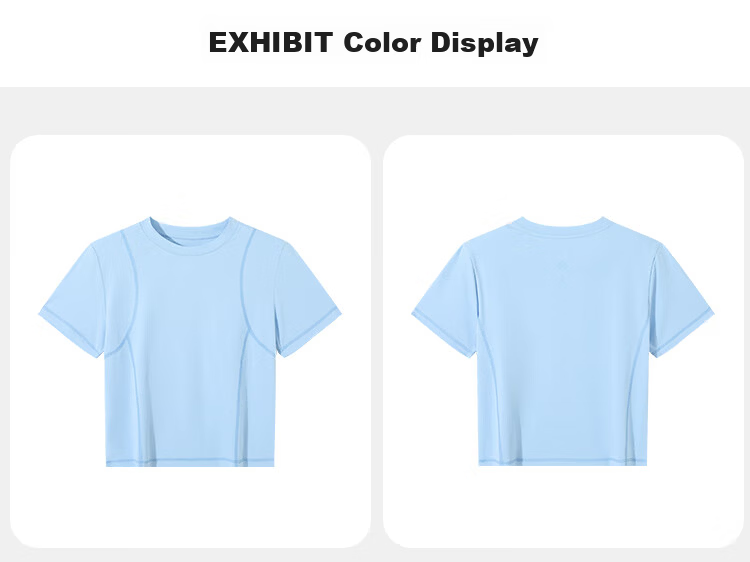 Toread Solona Quick-Dry Women's Short Sleeve T-Shirt Summer Casual Round Neck Crop Top Oatmeal Gray S 15