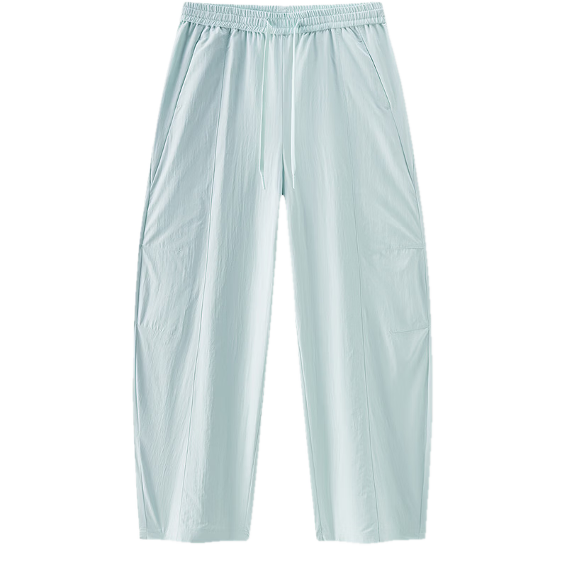 Semir Women's Casual Summer Sun-Protective Moisture-Wicking Textured Panel Loose Wide-Leg Pants 2026 Long Trousers 109326127012