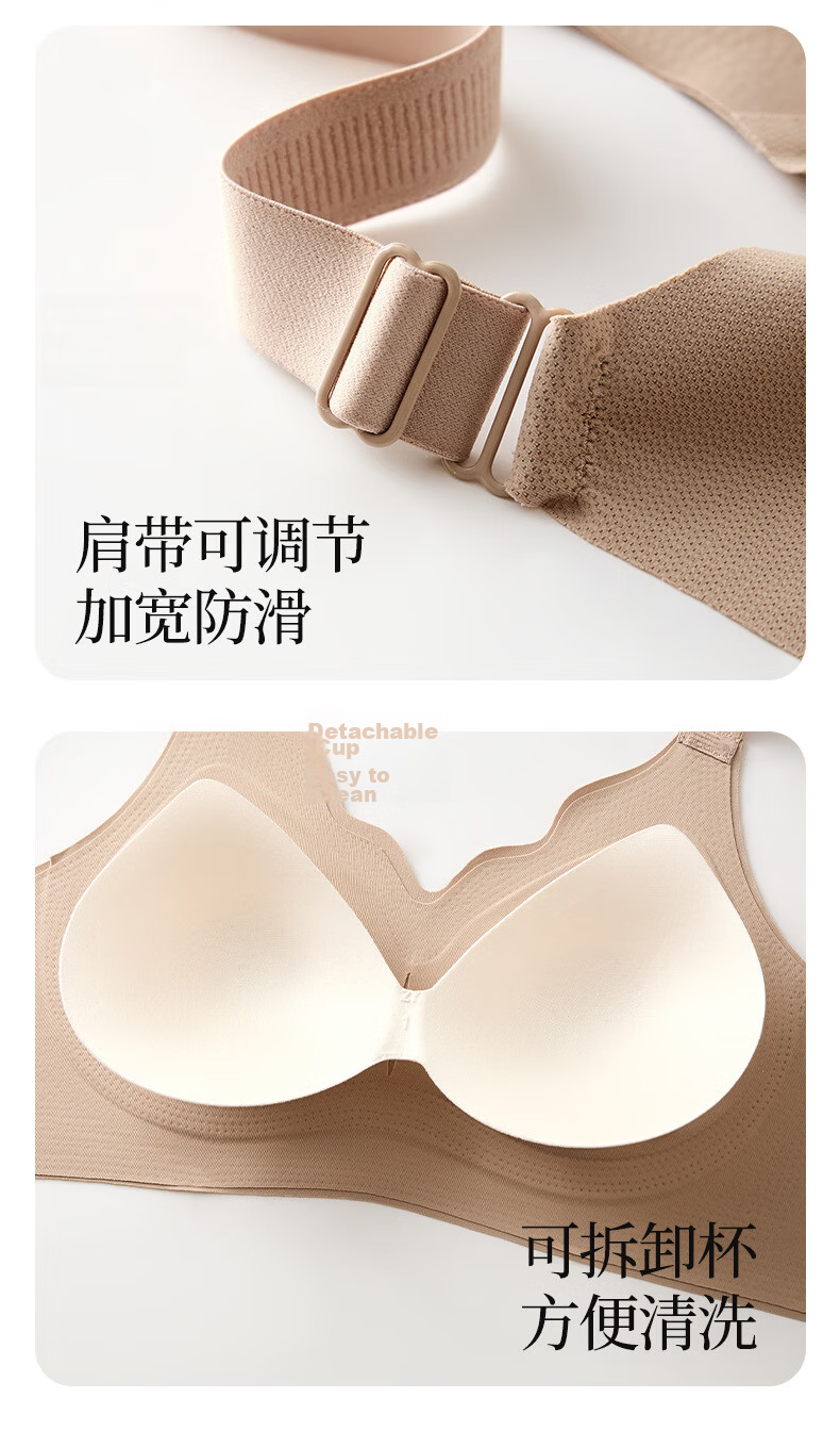FENTENGCARE Special Formula Invisible Foundation Liquid Bra, Strong Lift and Gather, Anti-Sagging, Side Breast Collection, Large Chest Gathering, Seamless HJ 21