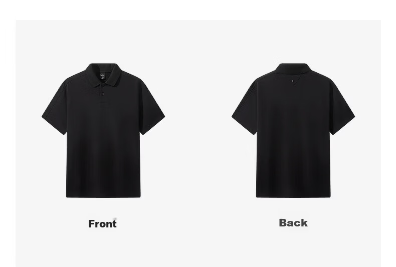 CABBEEN 260G Heavyweight Pure Cotton Pique Polo Shirt Men Shoulder Sleeve Tape Design 2026 Spring American Style Short Sleeve Polo Shirt 15
