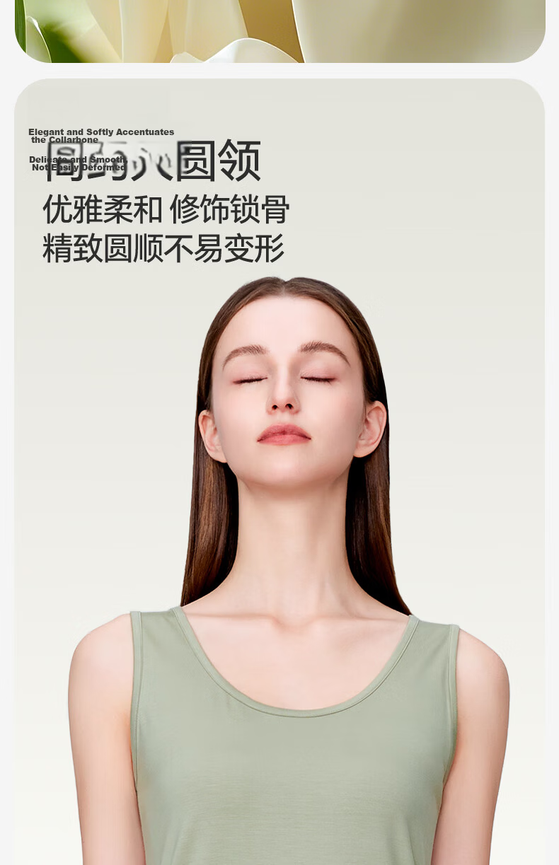 Jianyun Modal Women's Sleeveless Mid-Length Camisole Dress Thin Layering Slip Dress Summer Nightgown 15