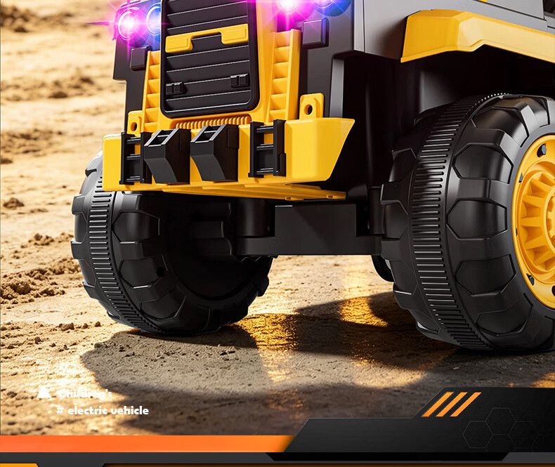 Kids Excavator Toy Car for Boys and Girls, Ride-On Remote Control Electric Digging Construction Vehicle 27