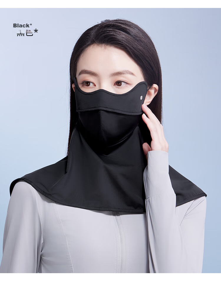 Hodo Women's UPF50+ Sunscreen Face Mask Summer Cooling Breathable Sun Protection Neck Guard UV Protection Face Bikini 10