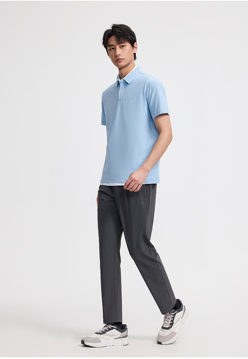Toread Men's Quick-Dry Breathable Cotton-Feel Moisture-Wicking Polo Shirt Summer Business Commuting Casual Outdoor Sports Short Sleeve 15