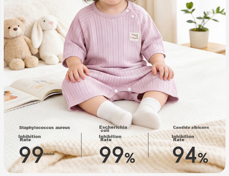 Tonglian Chuxin [Lenzing Modal] Baby Summer Sleep Robe Newborn Pajamas One-piece Children's Nightgown 6