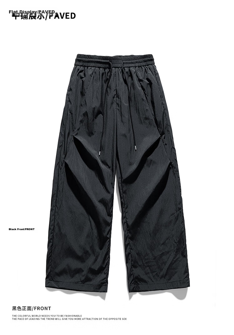 TUCANO Women's Casual High-Waist Lightweight Breathable Quick-Dry Straight-Leg Pants Black XL 11