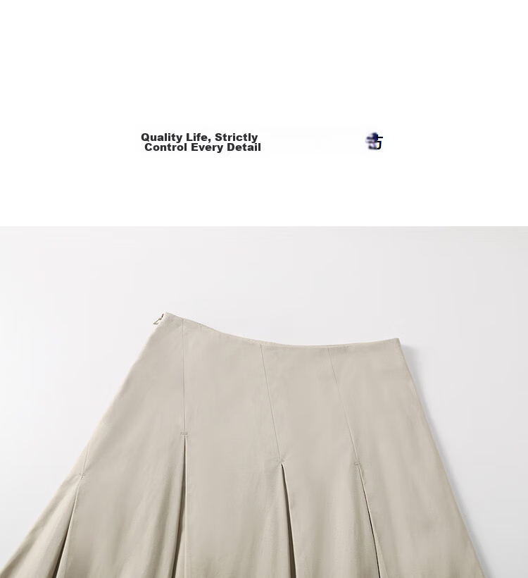 Demana [Eight-Piece 3D Soft Cut] Spring Soft Brushed Cotton High-Waist A-Line Slimming Skirt for Women Premium Quality 15