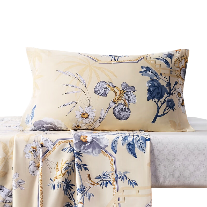 FUANNA Cotton Pillowcase Upgraded Antibacterial Pillow Cover for Students And Home Use, 74*48CM, Pack of 2
