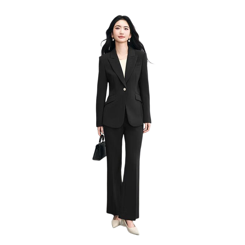 Miss Bird Women's Suit Set High-End Formal Small Size Professional Outfit National Exam Commuting Interview Blazer