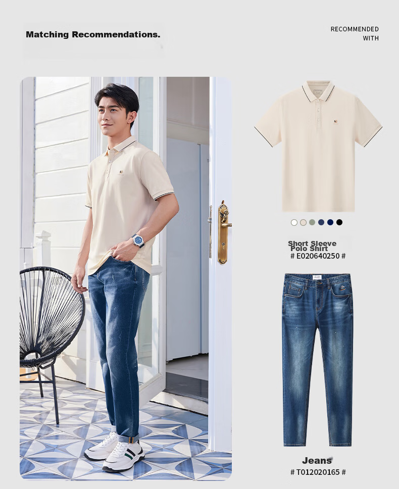 Laxton Men's Short Sleeve Summer Polo Shirt Antibacterial Moisture-Wicking Breathable Cooling Anti-Curling Navy Blue S 9