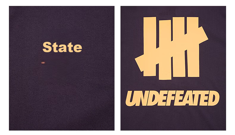 UNDEFEATED Five Stripes Official Autumn New Classic LOCK UP Short Tee White S 8