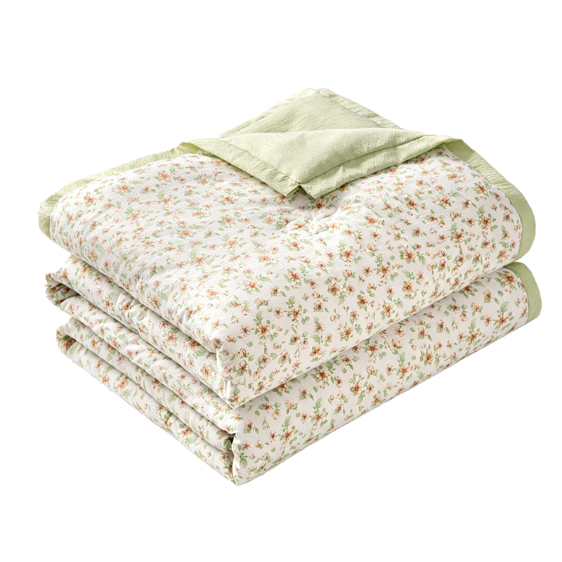 Grace Summer Cooling Quilt Air Conditioning Blanket Single Dormitory Summer Cooling Thin Quilt Prosperity 180cm*220cm