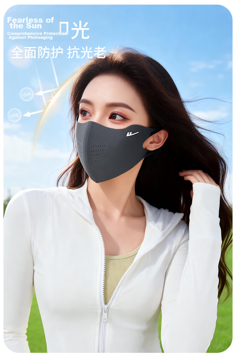 Warrior Sunscreen Face Mask for Women High-Value Spring Summer Cooling 2026 New Outdoor Cycling Breathable Mask 6