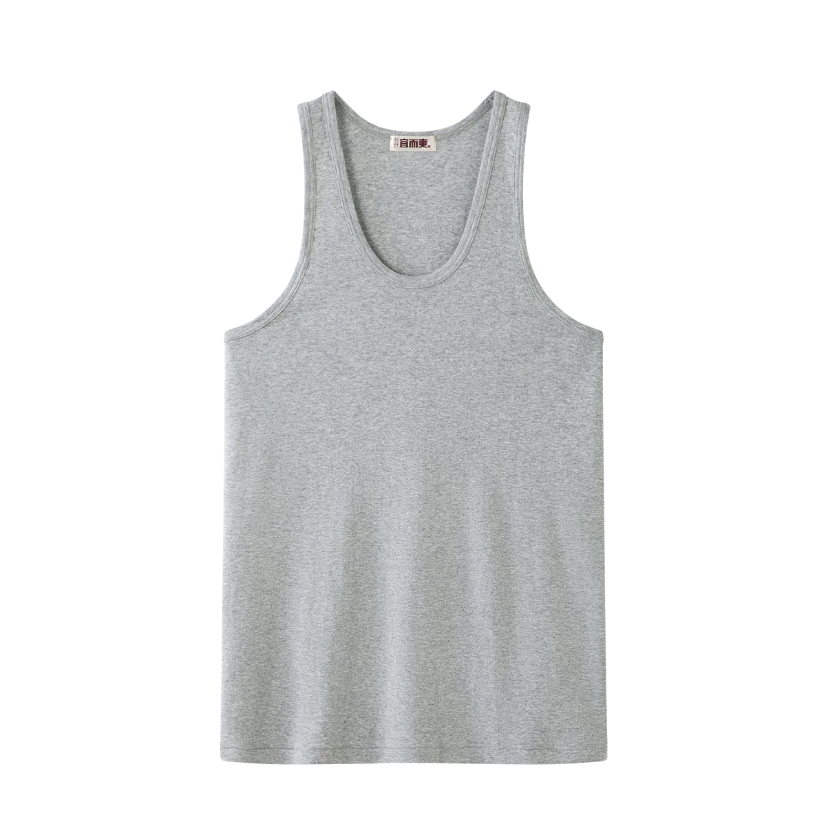 Yiershuang [Class A Standard 100% Cotton] Men's 10A Antibacterial Breathable Sports Sleeveless T-Shirt Undershirt