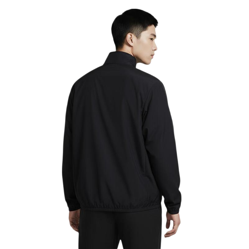 NIKE Men's Woven Jacket, Trendy And Fashionable, Comfortable And Versatile HV0395-010 Black And White L