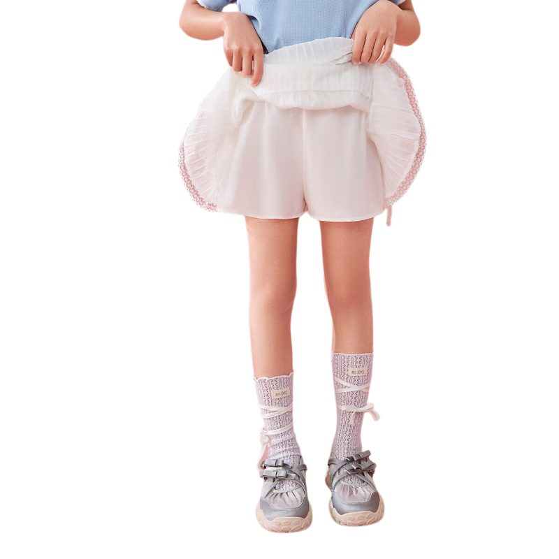 ASK JUNIOR Children's Ballet-Style Short Skirt, Summer Cake Skirt, Girls' Tulle Skirt, Princess Skirt, Half Skirt