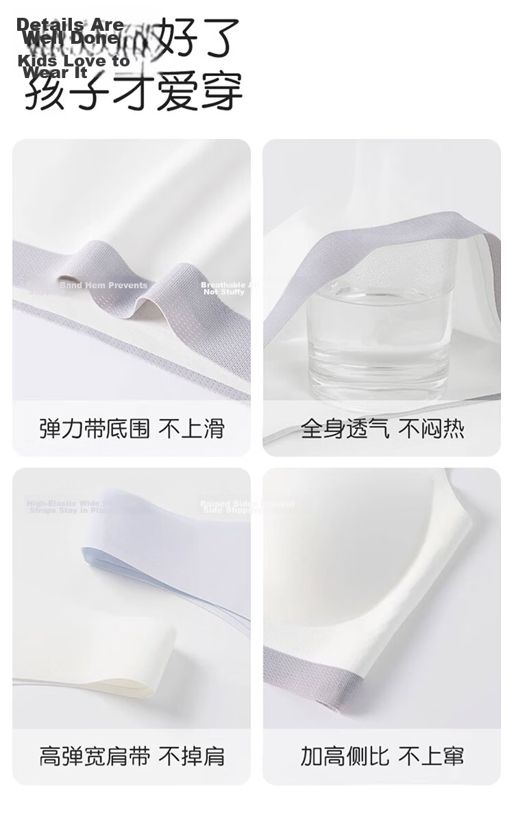Modal High School Student Underwear A-Class Lenzing Modal Girls Bra Adolescent Student Sports Shockproof Underwear Stage Two 17
