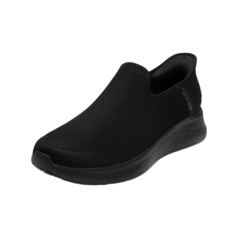 Skechers Women's Slip-On Comfortable Soft Sole Casual Lightweight Walking Shoes BLK Black Size 36