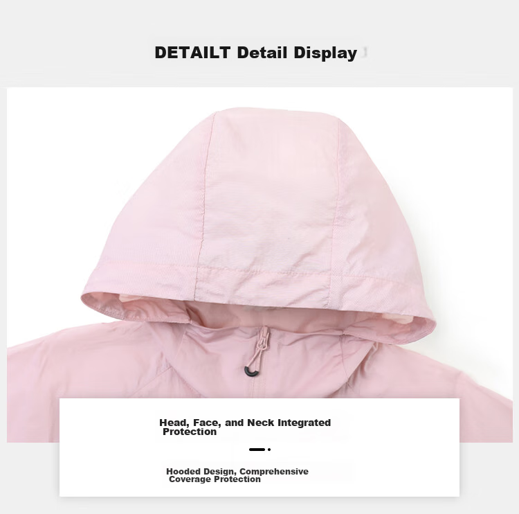 Pioneer Camp Women's Lightweight Breathable Functional Outdoor Water-Repellent Sun Protection Jacket Summer New Short Loose Skin Jacket 17
