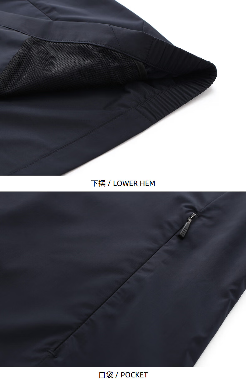 YOUNGOR Business Commuter Spring New Men's Jacket Stand Collar Short Executive Jacket 424998P 19