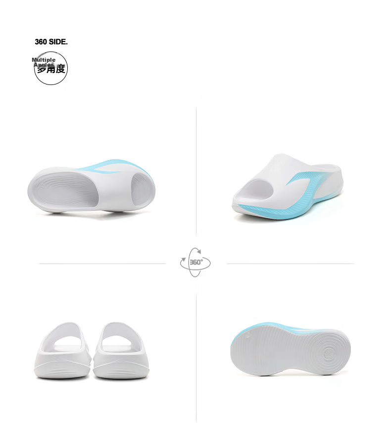 Zhunzhe Sky 3 Men's Sports Slippers Spring Summer Antibacterial Waterproof Non-Slip Soft Elastic Sandals Indoor Outdoor Beach Flip-Flops 21