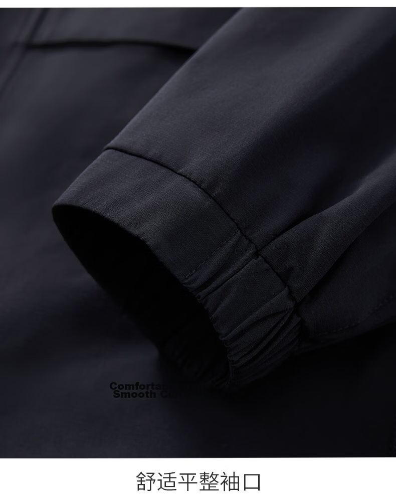 Dance with Wolves [Level 4 Waterproof] Hooded Jacket Men Commuter Easy Care Windproof Lightweight Outdoor Coat 101 Dark Navy S 17