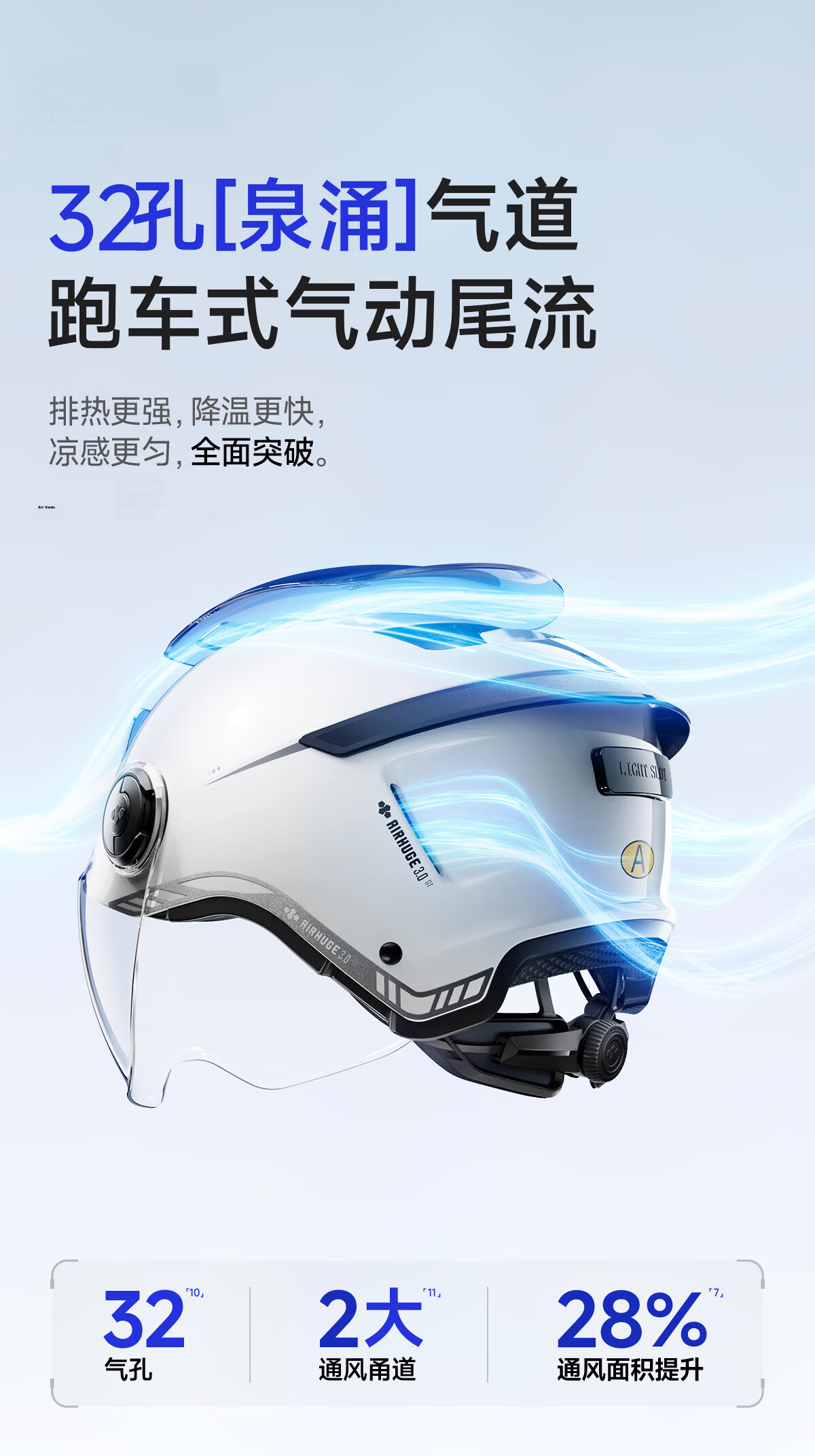 Two Little Bees 3rd Generation Zero-Feel Sunroof Helmet 3C Certified Electric Motorcycle Helmet Unisex Summer Sun Protection Half Helmet Breathable Safety Cap Large Tail Wing/Khaki Apricot 7